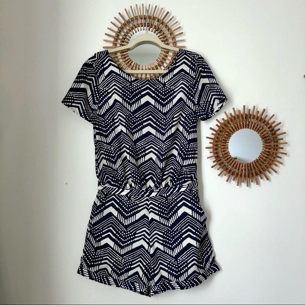 J. Crew Printed Romper